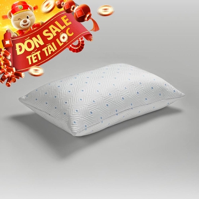 Gối lông vũ nhân tạo Amando Coolflex cao cấp tùy chỉnh độ cao - Ảnh 2