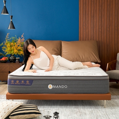 Nệm lò xo làm mát Amando Elite Grand dày 28cm - Ảnh 10