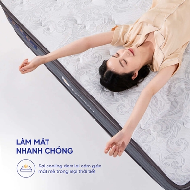 Nệm lò xo làm mát Amando Elite Grand dày 28cm - Ảnh 5