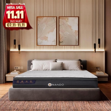 Nệm lò xo làm mát Amando Elite Grand dày 28cm - Ảnh 2