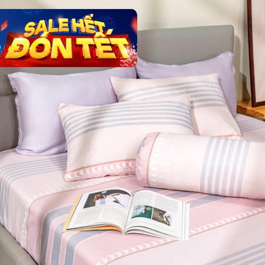 Bộ ga chun tencel Amando Celia 4 chi tiết TP003 - Ảnh 2