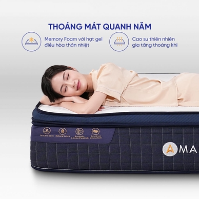 Nệm lò xo Amando Innovation 7 vùng linh hoạt dày 30cm - Ảnh 8