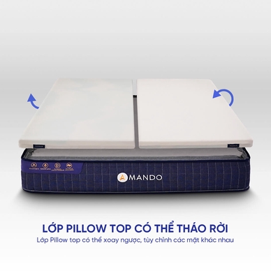 Nệm lò xo Amando Innovation 7 vùng linh hoạt dày 30cm - Ảnh 5
