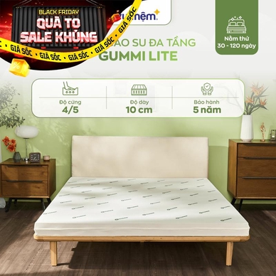 Nệm cao su đa tầng Gummi Lite giá tốt dày 10cm - Ảnh 2