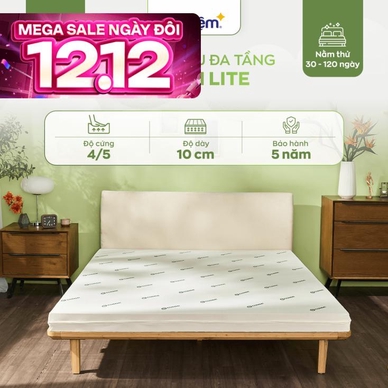 Nệm cao su đa tầng Gummi Lite giá tốt dày 10cm - Ảnh 2