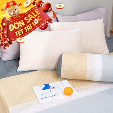 Bộ ga chun tencel Amando Celia 4 chi tiết TP006 - Ảnh 2