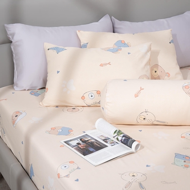 Bộ ga chun tencel Amando Celia 4 chi tiết TP010 - Ảnh 2