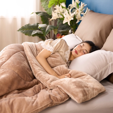Chăn đông nhung tuyết giữ ấm Amando Warm Flannel - Ảnh 19