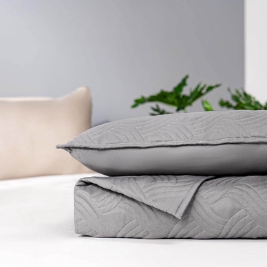 Bộ chăn chần, vỏ gối Microfiber mềm mại, kháng khuẩn Amando Luna 3 chi tiết - Ảnh 11