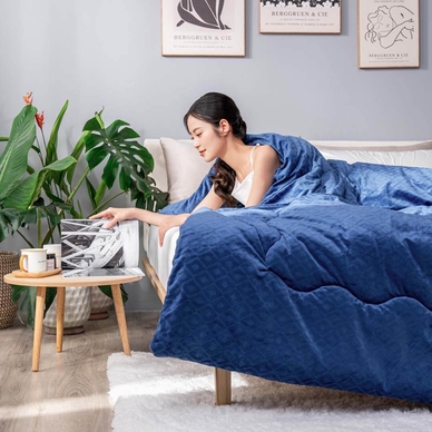 Chăn đông lông thỏ mềm mịn giữ ấm Amando Warm - Ảnh 9