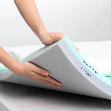 Topper memory foam nâng đỡ êm ái Comfy Noah - Ảnh 6