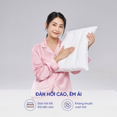 Gối Bông Doona Microfiber 35x50cm - Ảnh 6