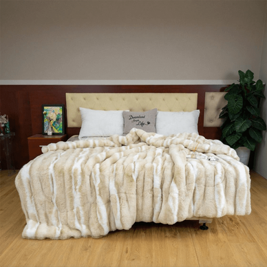 Chăn đông lông chồn cao cấp giữ ấm Amando Warm - Ảnh 9