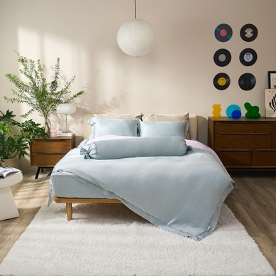 Bộ chăn ga chun chần Lụa Tencel cao cấp Amando Élan 5 chi tiết TC004 - Ảnh 5