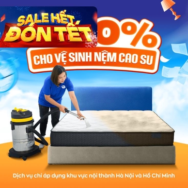 Dịch vụ vệ sinh nệm cao su - Ảnh 2