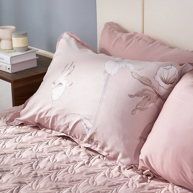 Bộ chăn ga phủ sợi gỗ thiên nhiên Amando Jamila 5 chi tiết LC003 - Ảnh 8