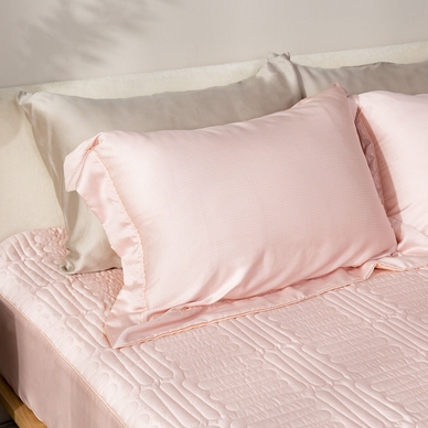 Bộ chăn ga phủ chần Lụa Tencel cao cấp Amando Élan 5 chi tiết TC002 - Ảnh 7