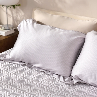 Bộ chăn ga chun chần Lụa Tencel cao cấp Amando Élan 5 chi tiết TC001 - Ảnh 3