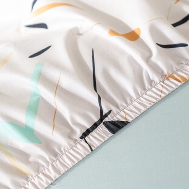 Bộ Ga chun microfiber Amando Ellie họa tiết 4 chi tiết M03 - Ảnh 8