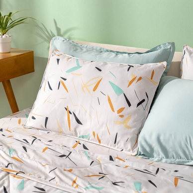 Bộ Ga chun microfiber Amando Ellie họa tiết 4 chi tiết M03 - Ảnh 6