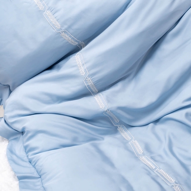 Bộ Chăn ga lụa tencel cao cấp Amando Soulmate 7 chi tiết màu Xanh - Ảnh 9