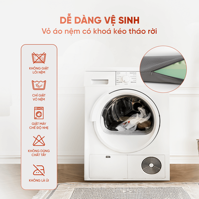 Nệm foam Goodnight Massage 2.0 (Hachi) giảm áp lực dày 15cm - Ảnh 6