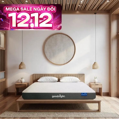Nệm foam Goodnight Massage 2.0 (Hachi) giảm áp lực dày 15cm - Ảnh 2