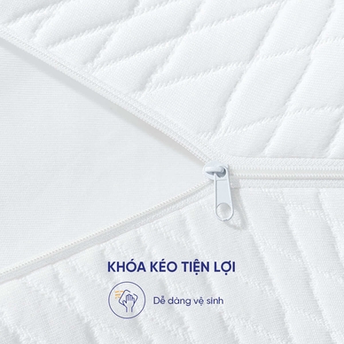 Gối foam Goodnight Nori 1.0 lượn sóng nâng đỡ cổ vai gáy - Ảnh 8