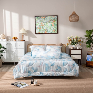 Bộ Ga chun sợi gỗ thiên nhiên Amando Aleena 5 chi tiết - Ảnh 6