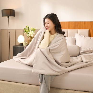 Bộ ga chun sợi gỗ thiên nhiên tencel Amando Aleena 5 chi tiết - Ảnh 10