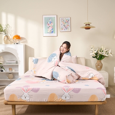 Bộ Ga chun sợi gỗ thiên nhiên Amando Aleena 4 chi tiết - Ảnh 13