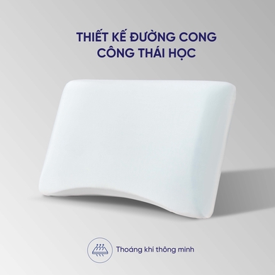 Gối foam iComfy Sofy Air công nghệ Aero Memory Foam độc quyền (BST Ngủ Mát) - Ảnh 4