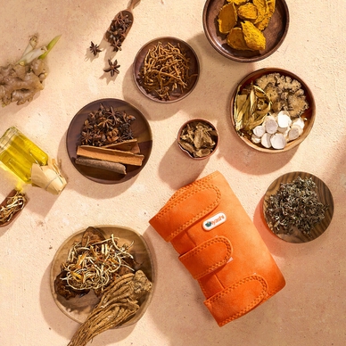 Iyashi Đai chườm thảo dược đầu gối - Ảnh 3