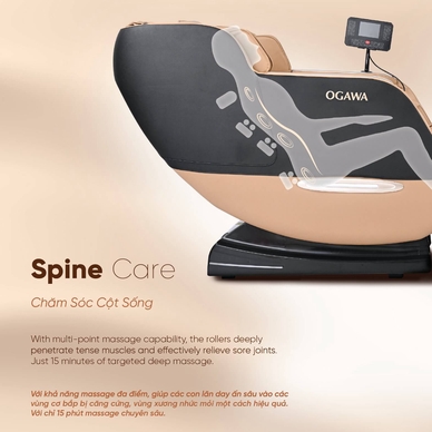 Ghế massage Ogawa Smart-X xoa dịu nhức mỏi, trải nghiệm thư giãn toàn diện - Ảnh 7