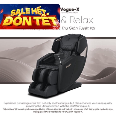Ghế massage Ogawa Vogue-X giảm đau nhức cơ bắp, giải phóng các điểm căng cơ - Ảnh 2