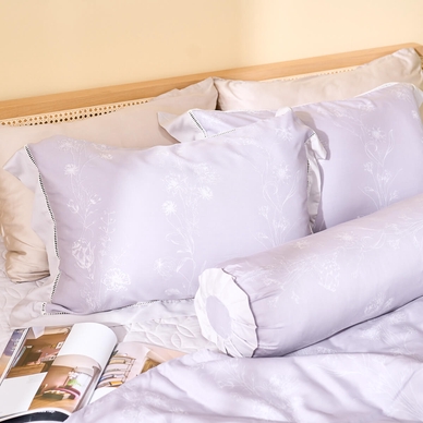 Bộ chăn ga chun sợi gỗ thiên nhiên Amando Jamila 5 chi tiết LC012 - Ảnh 7