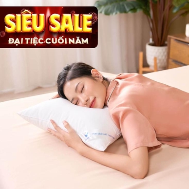 Gối lông vũ nhân tạo Goodnight Mochi siêu êm chuẩn khách sạn 5 sao - Thumbnail