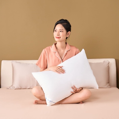 Gối lông vũ nhân tạo Goodnight Mochi siêu êm chuẩn khách sạn 5 sao - Ảnh 11