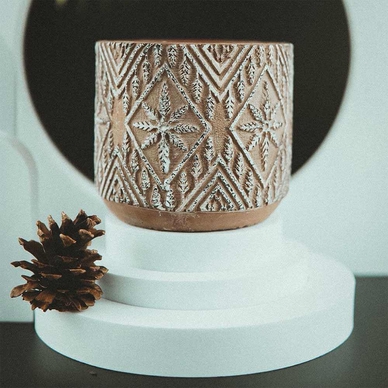 Hũ nến hoa tuyết - Ảnh 2