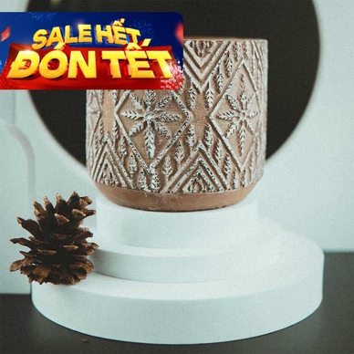 Hũ nến hoa tuyết - Ảnh 2