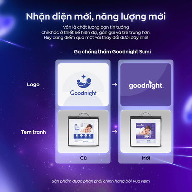 Ga chống thấm Goodnight Sumi mềm mại, kháng khuẩn, thông thoáng - Ảnh 3