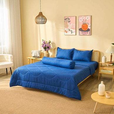 Bộ chăn ga chun Amando Rina 5 chi tiết thông thoáng, mềm mại - Ảnh 4