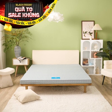 Nệm bông ép Wonjun Pure & Fresh dày 5/9cm gấp 3 - Ảnh 2