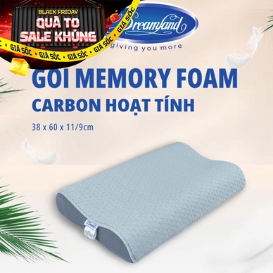 Gối Foam Dreamland Carbon hoạt tính - Ảnh 2