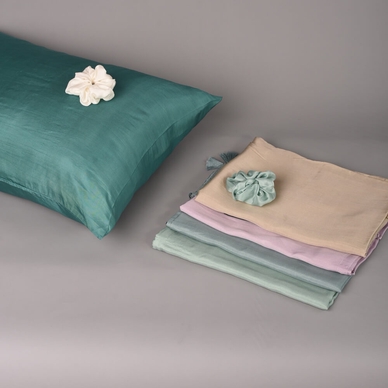 Vỏ gối tơ tằm Óng - Ảnh 5