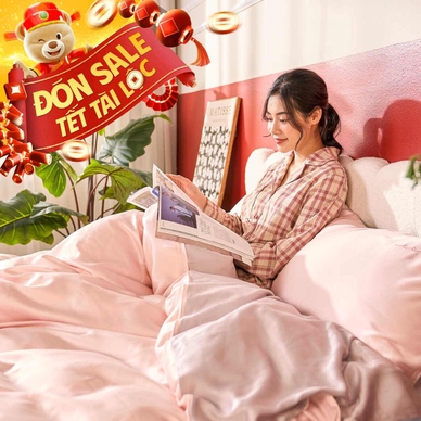 Bộ ga gối tencel cao cấp Goodnight Luxsilk - Thumbnail