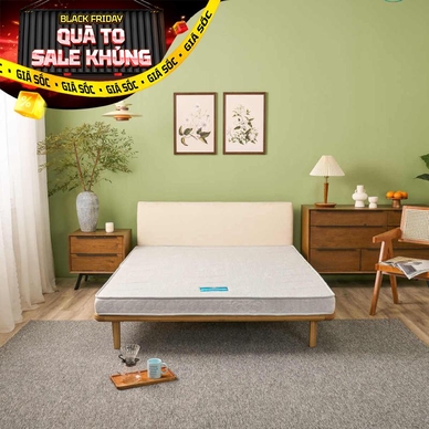 Nệm bông ép cao cấp Wonjun Pure Premium nâng đỡ vững chắc dày 12cm gấp 2 - Ảnh 2