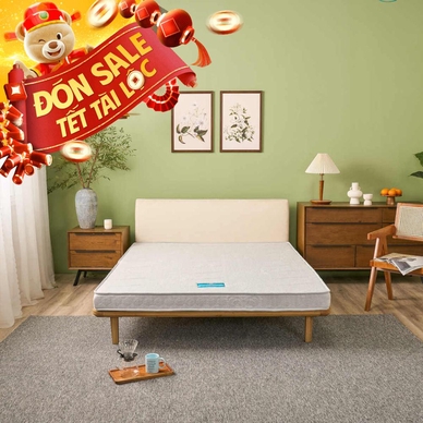 Nệm bông ép cao cấp Wonjun Pure Premium nâng đỡ vững chắc dày 12cm gấp 2 - Ảnh 2