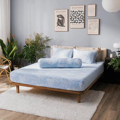 Bộ ga chun Lụa tencel cao cấp Amando Bliss 4 chi tiết mã TC006 - Ảnh 5