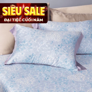 Bộ ga chun Lụa tencel cao cấp Amando Bliss 4 chi tiết mã TC006 - Ảnh 2